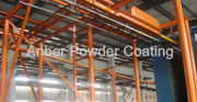 Powder dip-coating line