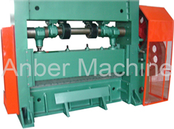 Expanded metal mesh machine