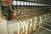 Reinforcing mesh welding line