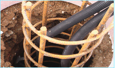 pile cage application