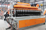 Reinforcing mesh welding line